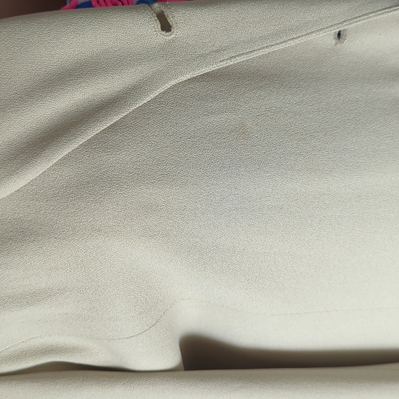 Vintage Past Times Silk Duster Coat Sz XL Creamy Tan Cuffed Sleeves Lined Scroll - Picture 15 of 16